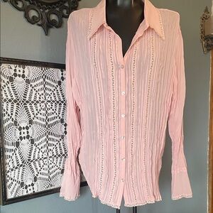 Studio 1940 Pink Button Down Shirt